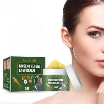 Крем для лица с женьшенем и травами Увлажняющий и увлажняющий Гладкая кожа Контроль жирности Осветляющий уход за кожей лица Восстановление кожи 1 pcs