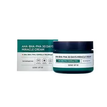 Крем для лица SOME BY MI с кислотами, восстанавливающий для проблемной кожи 50мл, Подарок для женщин, подруге, девушке, жене, сестре, на праздник,