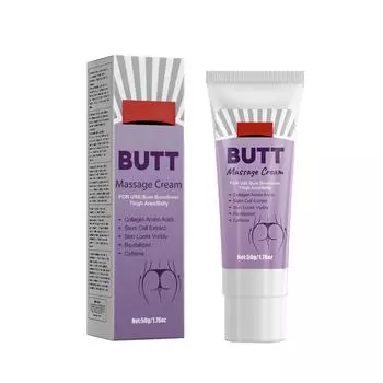 Крем для массажа ягодиц ДЛЯ компактного моделирования всего тела, мягкого моделирования всего тела, помогает сгладить линии, улучшить осанку, 50 г One Size белый