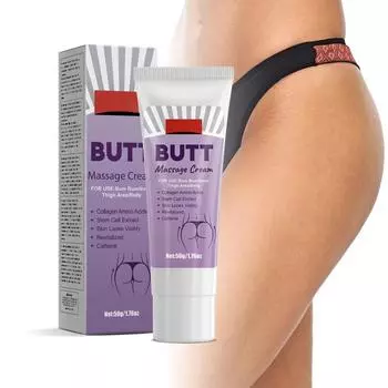 Крем для массажа ягодиц ДЛЯ компактного моделирования всего тела, мягкого моделирования всего тела, помогает сгладить линии, улучшить осанку, 50 г One Size белый