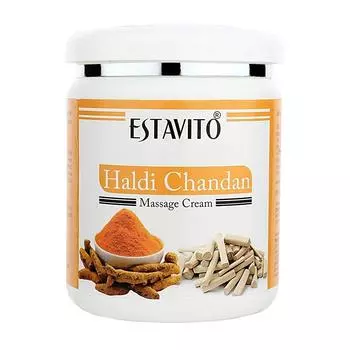Крем для массажа с Куркумой и Сандалом (500 г), Haldi Chandan Massage Cream, Estavito 25.875