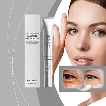 Крем для мгновенного подтягивания кожи вокруг глаз Крем для век увлажняет и питает кожу вокруг глаз Увлажняющий крем для лица Освежающий и увлажняющий 20 г белый