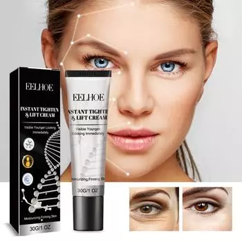 Крем для мгновенной подтяжки и лифтинга лица, увлажнение и осветление тона кожи, укрепление и увлажнение кожи лица 30g