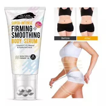 Крем для моделирования тела, укрепляющая и разглаживающая сыворотка для тела, укрепляющий крем-роллер для моделирования талии, живота и ягодиц белый