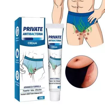 Крем для мужского генитального зуда Крем для мужского и женского частного ухода за кожей One Size синий