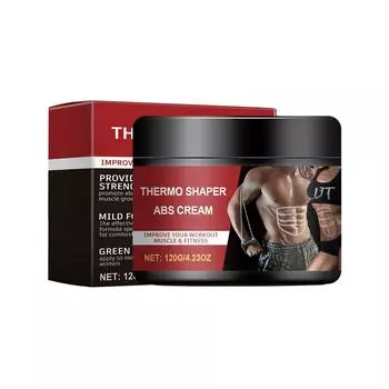 Крем для мышц живота Упражнение Линия мышц живота Внешний массаж Уход за телом Мужчины и женщины Спорт Фитнес Крем One Size