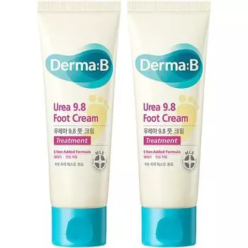 Крем для ног Dermaby Urea 9.8, 80 мл, 2 шт.