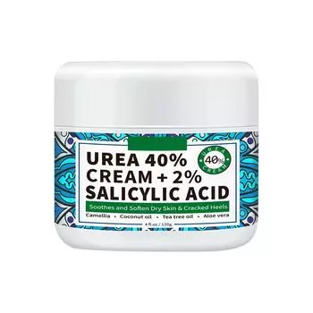 Крем для ног от трещин и шелушения 40% мочевины увлажняющий крем 120 г белый