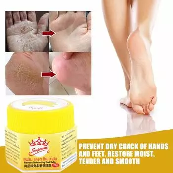 Крем для ног против трещин на пятках, крем с конским маслом, разглаживающий, удаляющий омертвевшую кожу, мозоли, против высыхания, уход за кожей рук и ног 20 г