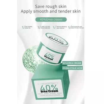 Крем для ног с 40% мочевиной, увлажняющий крем для ног с трещинами на пятках и сухой кожей 150 мл One Size