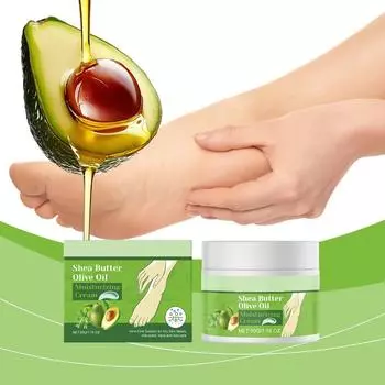 Крем для ног с оливковым маслом нежно питает кожу, увлажняет и смягчает кожу ног, а также является кремом для ухода за ногами. One Size