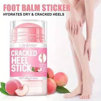 Крем для ног с персиком увлажняет и восстанавливает кожу пяток, предотвращает сухость, увлажняет и улучшает состояние сухих ног