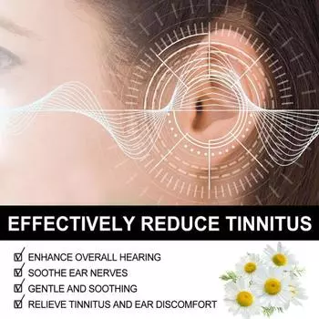 Крем для облегчения тиннитуса, успокаивающий звон в ушах, натуральная успокаивающая формула, крем для ухода за ушами, для здоровья ушей белый