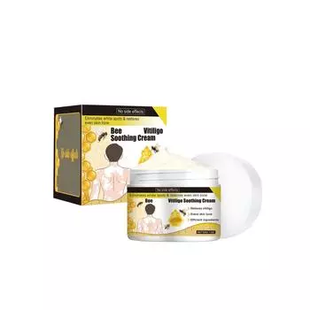Крем для облегчения витилиго, Крем для ухода за кожей, Крем от витилиго, Улучшает сухость, Подходит для всех типов кожи One Size белый