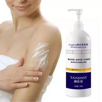Крем для очищения тела Отбеливающий лосьон для тела Увлажняющий уход Длительный осветляющий аромат U1D6 white-300g