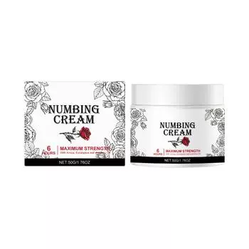 Крем для онемения Intensity, Успокаивающий крем для онемения, Крем для облегчения и успокоения, Крем для послеоперационного ухода One Size белый