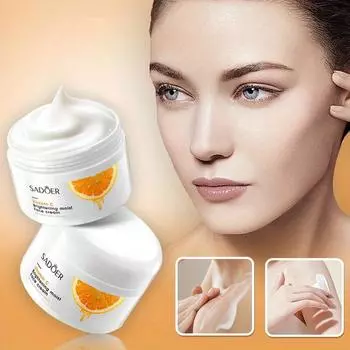 Крем для осветления и увлажнения с витамином С, глубоко увлажняет, обеспечивает длительное увлажнение и омоложение, мягкая текстура 100ml