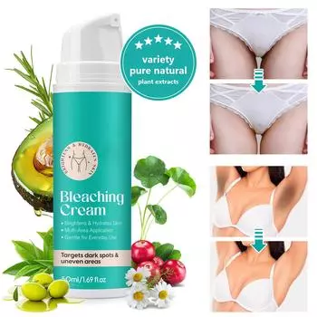 Крем для отбеливания интимных частей тела, начните свой путь к отбеливанию One Size