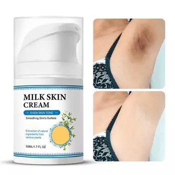 Крем для отбеливания кожи на теле Крем для отбеливания кожи на интимных участках, подмышках, коленях, локтях, внутренней стороне бедра One Size