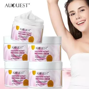 Крем для отбеливания кожи с коллагеном Private Body Cream Крем для бикини Подмышки Ягодицы Колени Интимная зона Отбеливание Осветление кожи Уход за телом 3 Pieces розовый