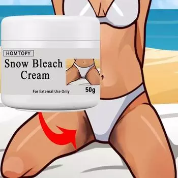 Крем для отбеливания снега Отбеливающий крем для тела Интимная зона Розовая эссенция Подмышки Колено Попа Тусклость Осветляет Улучшение Увлажняющий крем для губ Уход за лицом и телом 1 Pcs