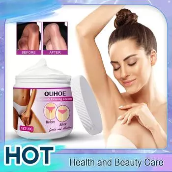 Крем для отбеливания темной кожи подмышек, ног, коленей, локтей, отбеливание, осветление интимных зон, удаление пигментации, осветление кожи, уход за кожей 30 г