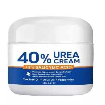 Крем для отшелушивания и удаления мозолей на ногах. Улучшает сухость и увлажняет ноги с помощью крема с мочевиной. One Size белый