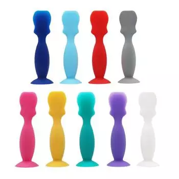 Крем для подгузников, шпатель для младенцев, щетка для ягодиц, паста, крем для подгузников, гибкий силиконовый мягкий детский приклад синий