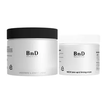 Крем для подмышек 100 г Крем для шеи Iron Tone Up 50 г набор Крем для деликатных зон Увлажняющий VIO Уход за провисающей кожей шеи Крем для красивой шеи BnD Без белого налета [BnD