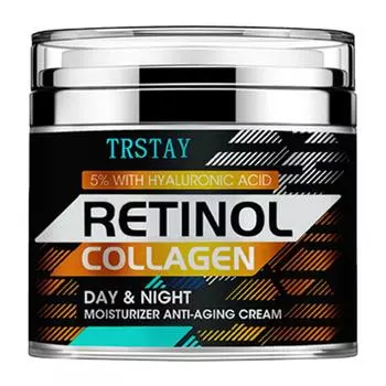 Крем для подтяжки кожи с ретинолом и коллагеном - увлажняющий крем против старения для шеи - средство для подтяжки обвисшей кожи шеи - крем против морщин 5g
