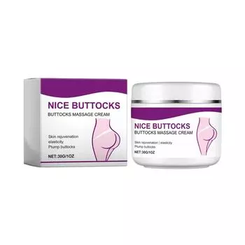 Крем для подтяжки ягодиц улучшает обвисание, разглаживает шероховатости, формирует линии и питает кожу.. Крем для ухода за ягодицами. One Size белый