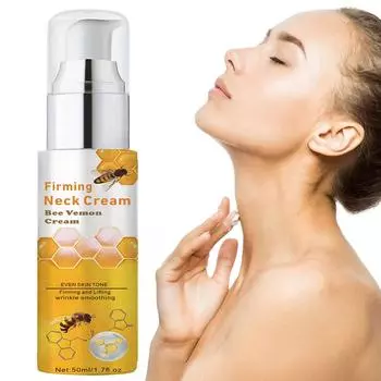 Крем для подтяжки шеи, крем для шеи, укрепляющий крем для шеи с индейкой, антивозрастной крем для шеи, подтягивающий и разглаживающий морщины