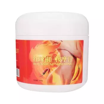 Крем для похудения Pepper Body Massage Shank Thigh Feet Arms Remodeling Tighting Cream 300 г