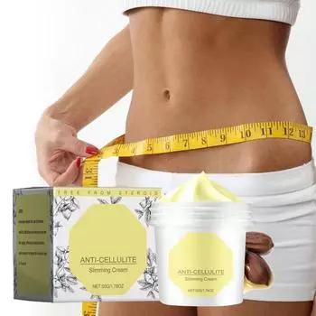 Крем для похудения с пчелиным маслом и маслом жожоба для ускорения метаболизма и идеальных изгибов 50 г One Size жёлтый