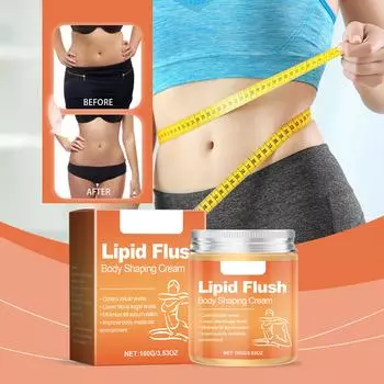 Крем для похудения тела — легкий и успокаивающий массажный крем, который глубоко питает и помогает моделировать тело. One Size оранжевый