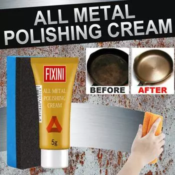 Крем для полировки металла Медные шины Удаление ржавчины и полировка Кухня Полировка металла Многофункциональный крем для чистки и ухода 5g