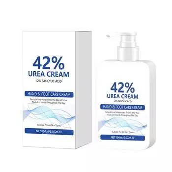 Крем для пяток с мочевиной 40 процентов, бальзам для рук и ног с мочевиной, увлажняющий и сухой, потрескавшийся, предотвращает обморожение пяток 150 мл синий