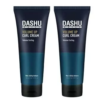 Крем для придания объема вьющимся волосам Dashu Daily Volume Up Curl Cream, 150 мл, 2 шт.