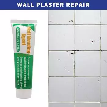 Крем для ремонта стен, отшелушивающая паста для заделывания трещин и щелей с насадкой-скребком 100g