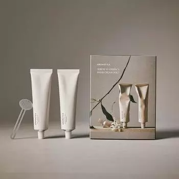 Крем для рук Aromatica 50мл дуэт специальный (соковыжималка для трубок в комплекте), Корейская косметика