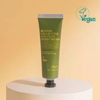 Крем для рук Benton с маслом ши и оливой 50г, корейская косметика