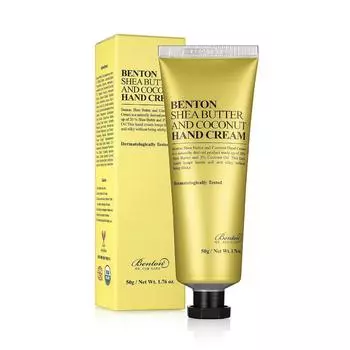Крем для рук Benton Shea Butter and Coconut Hand Cream 50g