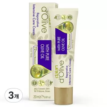 Крем для рук Dalan Diolive Reparative Intensive Care, 3, 20 мл