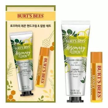 Крем для рук и бальзам для губ Burt s Bees с розмарином и лимоном