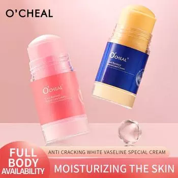 Крем для рук и ног OCHEAL, увлажняющий, освежающий, против растрескивания, персиковый крем для специального ухода на осень и зиму синий