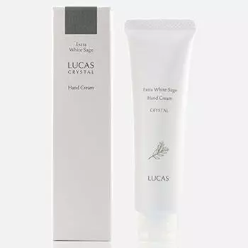 Крем для рук LUCAS White Sage с ароматом белого шалфея 30 мл для грубой и сухой кожи. Сделано в Японии [Уход за руками]