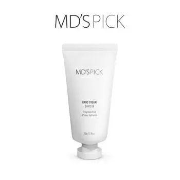 Крем для рук MD S PICK Barista Hand Cream (50г) Tube Pack - идеальный без запаха, не липкий, для сухих потрескавшихся рабочих рук женщин и мужчин