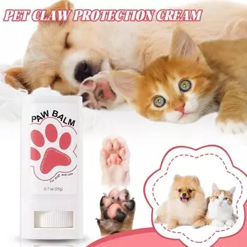 Крем для рук Pad для собак и кошек (0,7 унции), Натуральный безопасный лизун для собак, успокаивающий и увлажняющий крем для сухой, потрескавшейся и поврежденной кожи носов и локтей One Size