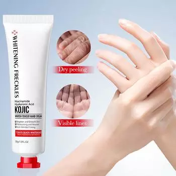 Крем для рук с койевой кислотой Крем с койевой кислотой Крем для рук с койевой кислотой 30 г One Size белый