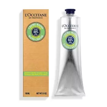 Крем для рук с маслом ши 150 мл, большая емкость, подарочный подарок L OCCITANE (Пикантный лайм) розовый